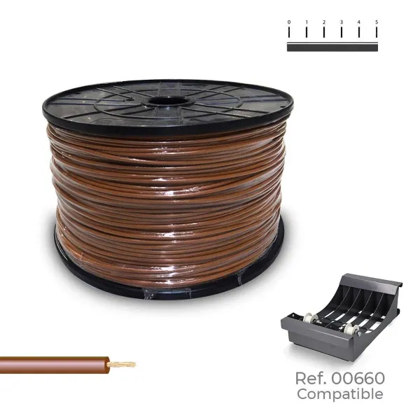 Vieno branduolio elektros kabelis Sediles Ruda 400 m h07z1-k Bobină