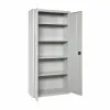 Cupboard Simon Rack Grey Metal 80 x 40 x 180 cm