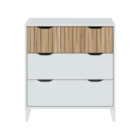 Chest of drawers Forés White Natural 70,5 X 40 X 76 CM
