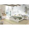 Nightstand Forés White Natural 40 X 33 X 50 cm