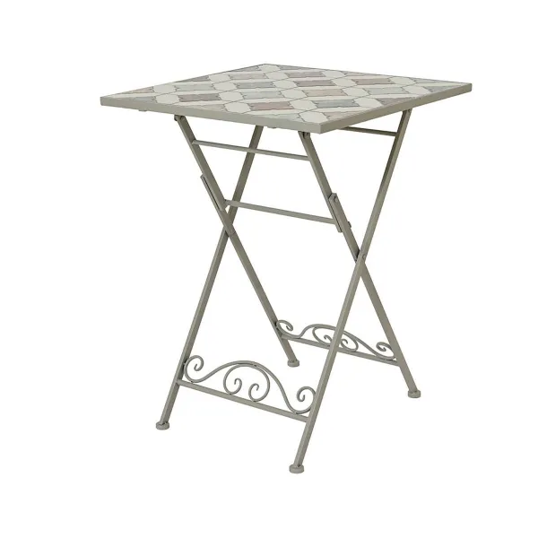 Folding Table Lifetime Bistró 58 x 58 x 76 cm Mosaic