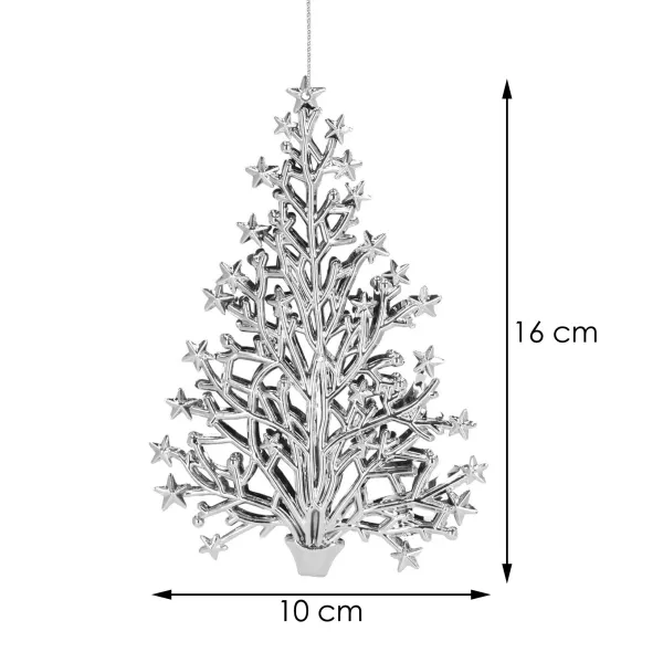 Joulukuusenkoristeet Springos CA1063 15.5x10.5x2cm 2 kpl.