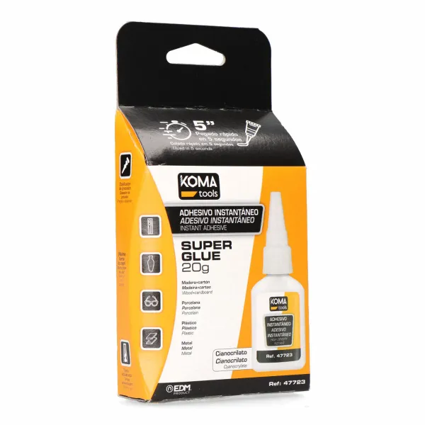 Tūlētēji Pielīpošs Koma Tools 20 g Ciānakrilāts