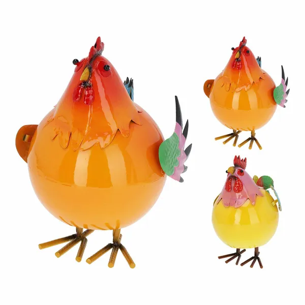 Dekoratyvinė figūrėlė Lifetime gallina saltarín de metal modelos variados Metalinis