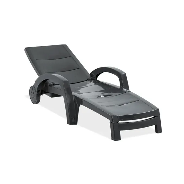 Šezlongas Shaf Ocean Antracito 100 x 74 x 42 cm