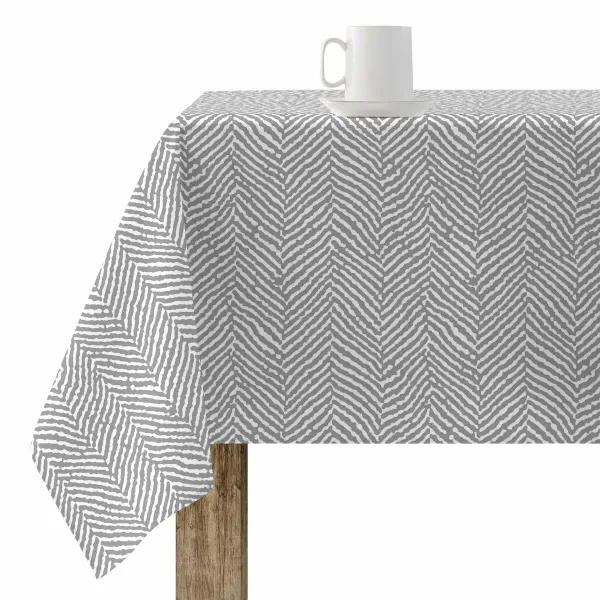 Stain-proof resined tablecloth Belum Alejandria Grey 150 x 150 cm