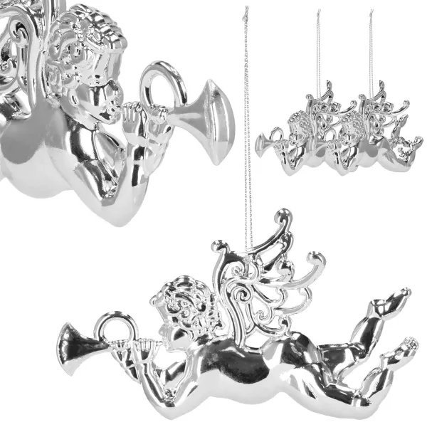 Christmas tree decoration Springos CA1067 13x7.5x2cm 2 pcs.