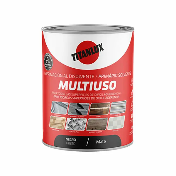 Kruntvärv Titanlux Must Matt 250 ml