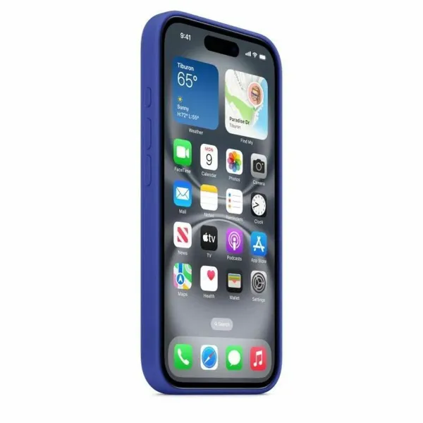 Pārvietojams Pārsegs Apple iPhone 16 Zils