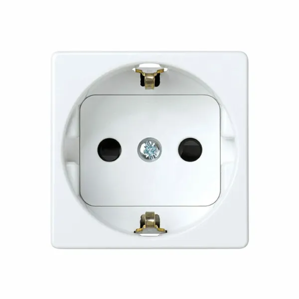 Plug socket Simon serie 27 White Schuko
