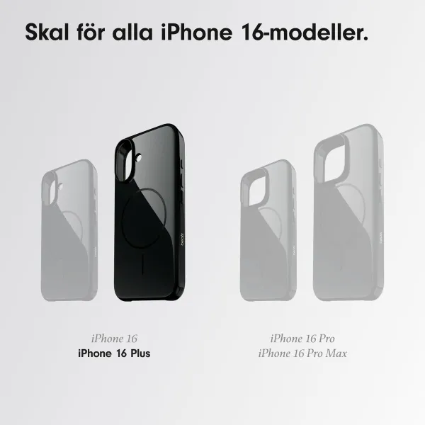 Pārvietojams Pārsegs Apple IPHONE 16 PLUS Melns