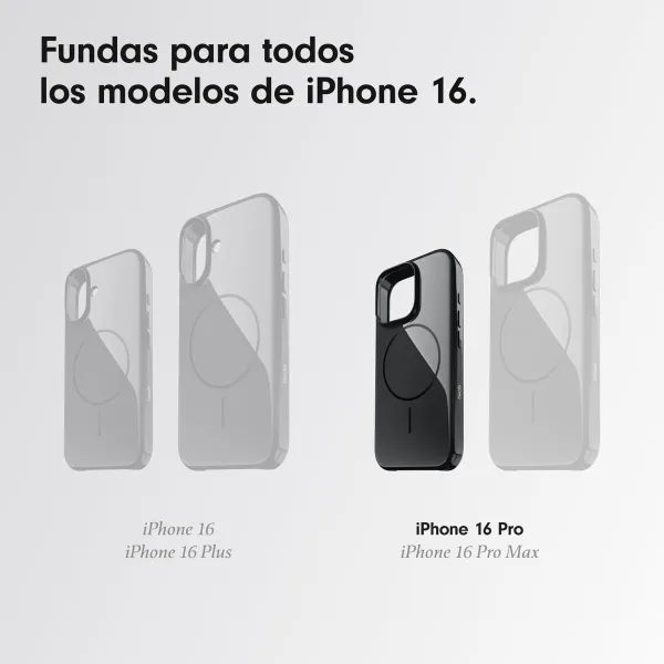 Pārvietojams Pārsegs Apple IPHONE 16 PRO Melns