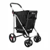 Ostoskärry Rolser basket mf 4b Musta 50 L