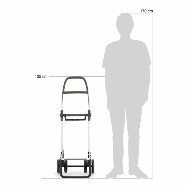 Iepirkumu ratiņi Rolser i-max mf 4l Bordo 43 L