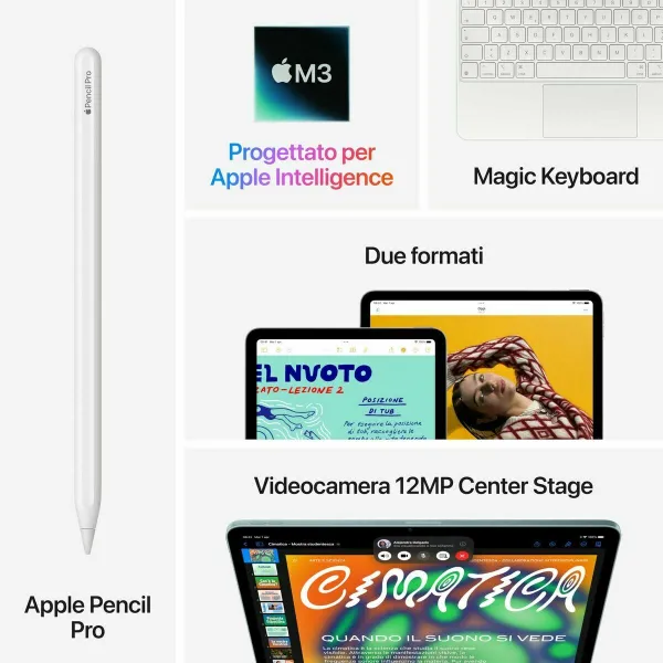 Tablet Apple starlight 13" M3 8 GB RAM 512 GB