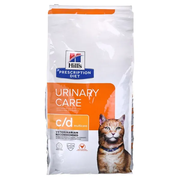 Fodder Hill's Feline c/d Urinary Care Multicare Adult Chicken 8 kg