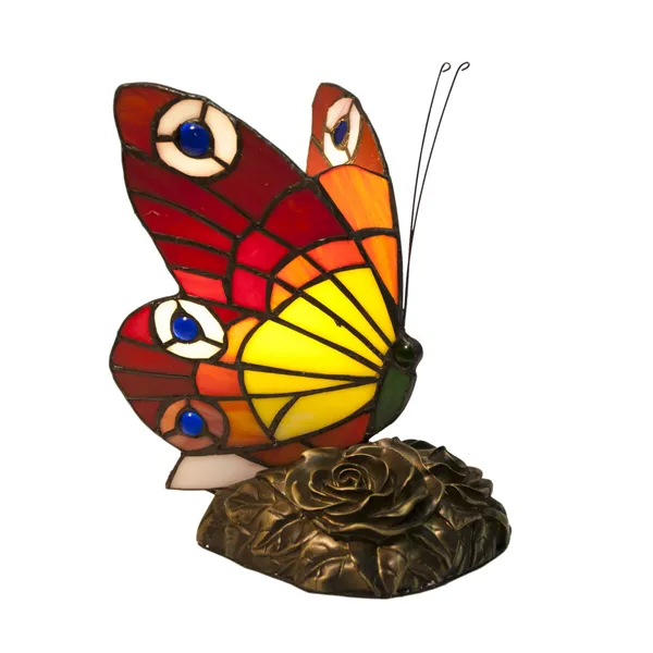 Desk lamp Viro Mariposa Glass 23 x 28 x 23 cm Butterfly