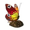 Desk lamp Viro Mariposa Glass 23 x 28 x 23 cm Butterfly