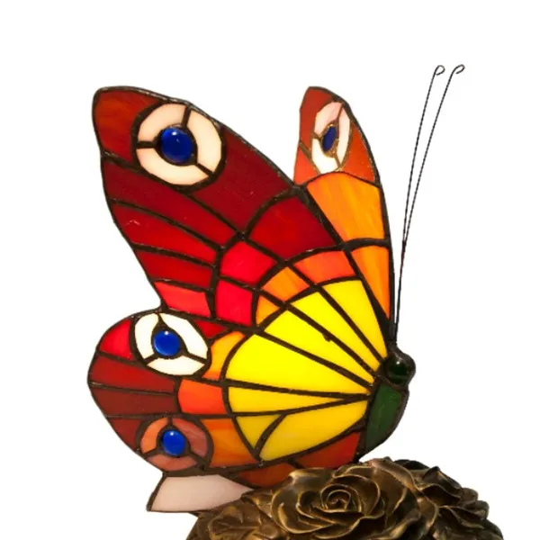 Desk lamp Viro Mariposa Glass 23 x 28 x 23 cm Butterfly