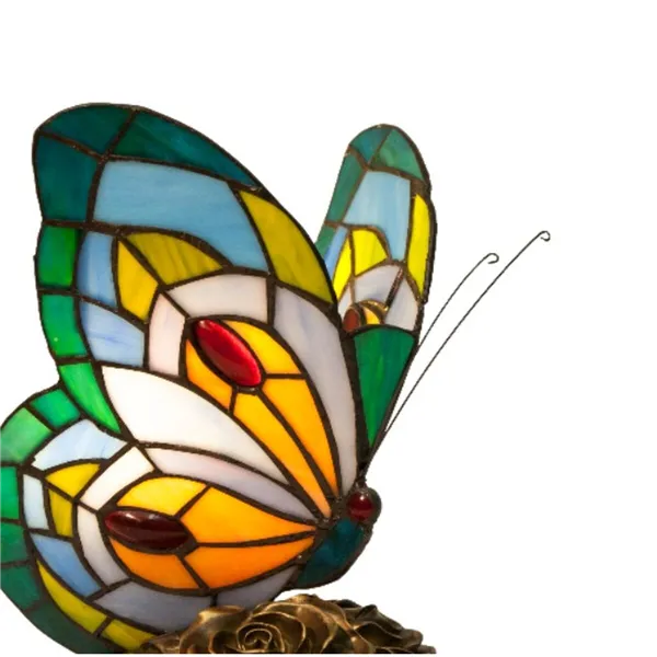 Desk lamp Viro Mariposa Glass 23 x 28 x 23 cm Butterfly