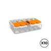 Быстроразъемный соединитель Wago 30 x 18,6 x 8,4 mm 4 mm 450 V 5 Соединений (10 штук)