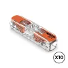 Быстроразъемный соединитель Wago 8,1 x 35,5 x 8,9 mm 4 mm 450 V Соединения x 2 (10 штук)