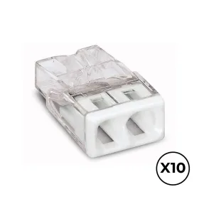Greitas jungtis Wago 2,5 mm Jungtys x 2 (10 vnt.)