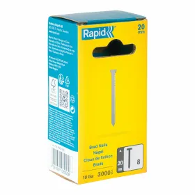 Nagai Rapid 18ga 20 mm Cinkuotas (3000 vnt.)