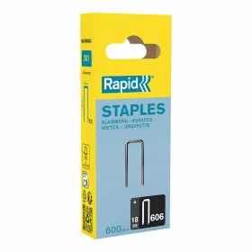 Kabės Rapid 606 18 mm Cinkuotas (600 vnt.)