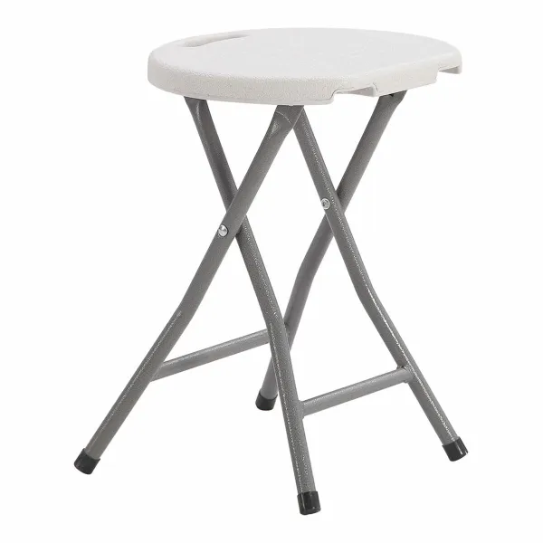 Saliekamā Taburete EDM 73798 Balts 33 x 30 x 45 cm