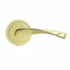Handle set EDM 86031 707 Aluminium Ø 6,5 x 12 cm Brass Golden