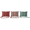 Cushion Home ESPRIT Red Green Coral 30 x 10 x 20 cm (3 Units)