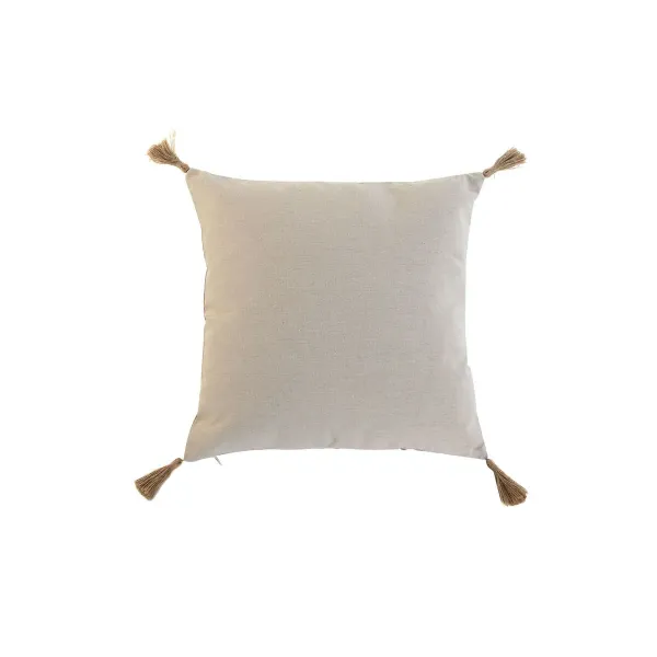 Cushion Home ESPRIT Beige Boho 45 x 5 x 45 cm