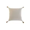 Cushion Home ESPRIT Beige Boho 45 x 5 x 45 cm