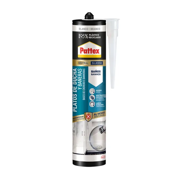 Silicone Pattex White 280 ml Baths
