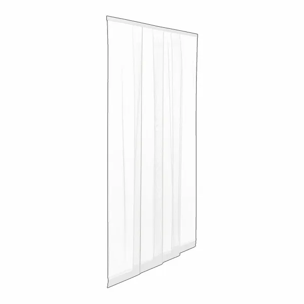 Hyttysverkko IRS Valkoinen 140 x 240 cm PVC Ovet Nauhat (2 osaa)