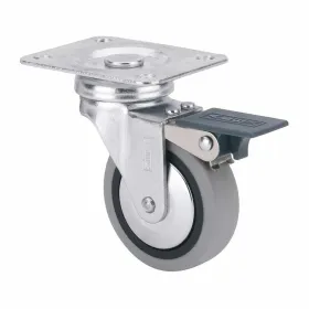 Rueda Ruedas Alex Pilka Guma Poliamix Ø 4 cm 17 kg sukamasis