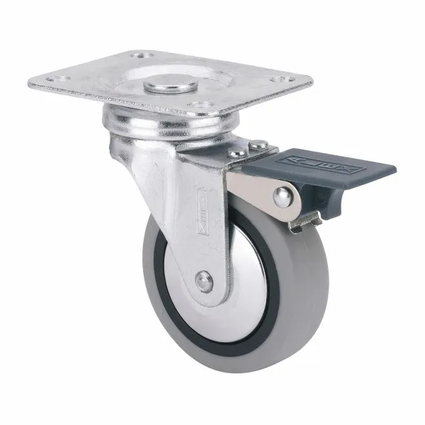 Rueda Ruedas Alex Grey Rubber Poliamix Ø 4 cm 17 kg rotary