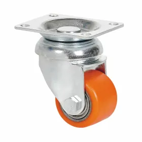 Rueda Ruedas Alex Oranžinė Metalinis Ø 3,5 CM 100 kg sukamasis