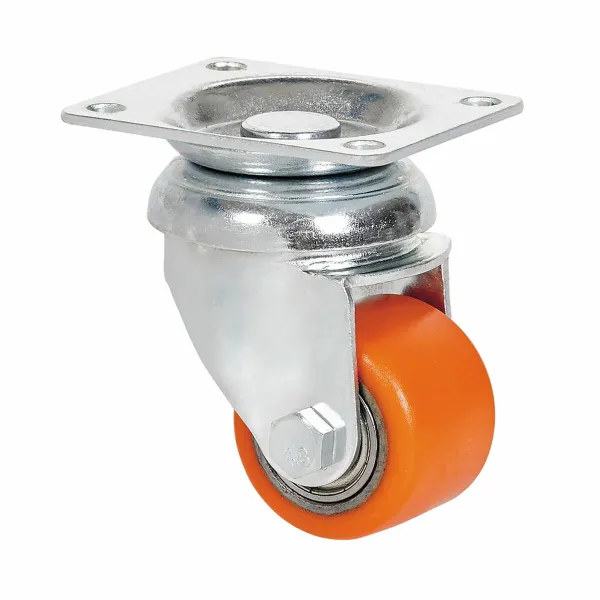 Rueda Ruedas Alex Oranžinė Metalinis Ø 3,5 CM 100 kg sukamasis