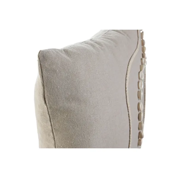 Cushion Home ESPRIT White Beige Boho 45 x 45 cm