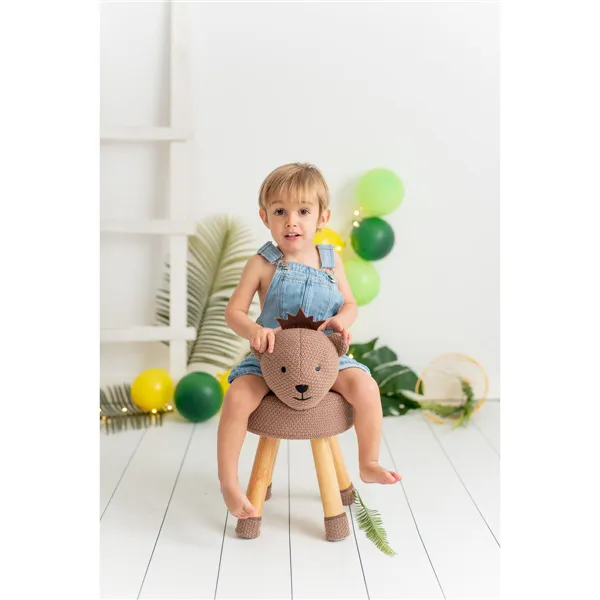 Stool Crochetts Brown 34 x 55 x 34 cm Bear