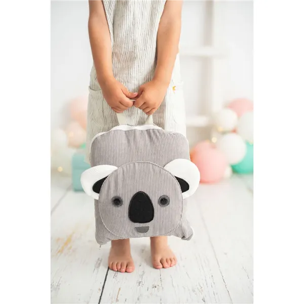 Blanket Crochetts Blanket Grey Koala 85 x 145 x 2 cm