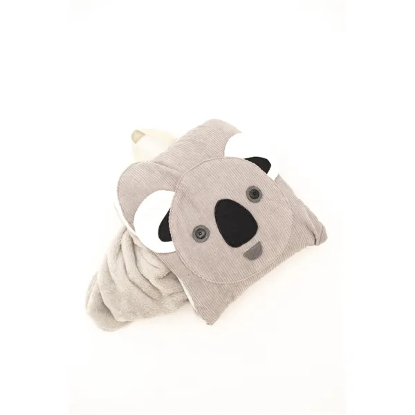 Blanket Crochetts Blanket Grey Koala 85 x 145 x 2 cm