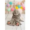 Bath towel Crochetts Grey 148 x 2 x 108 cm Dinosaur