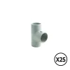 Kytkin Tupersa PVC T-muotoinen Ø 20 mm (25 osaa)