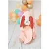 Bath towel Crochetts Pink 128 x 2 x 110 cm Rabbit