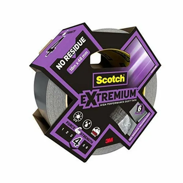 Американская лента Scotch 18 m x 48 mm Серый