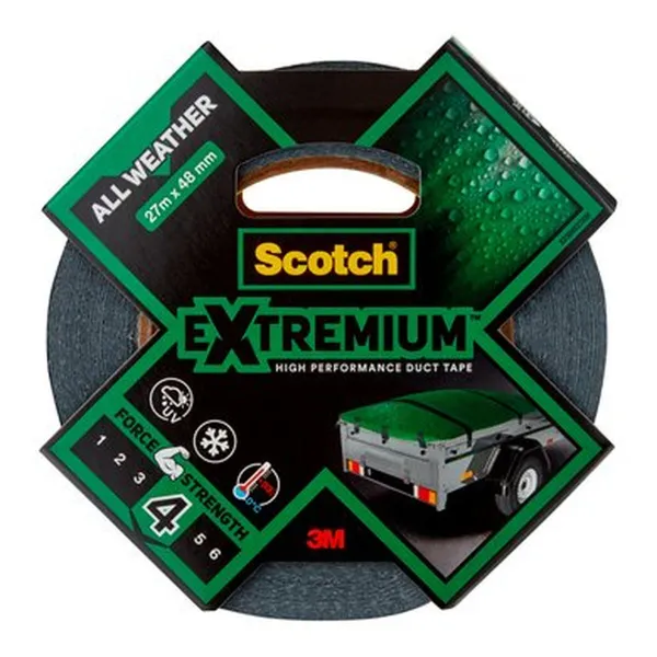 Ilmastointiteippi Scotch extremium 5 27,4 m x 48 mm Harmaa