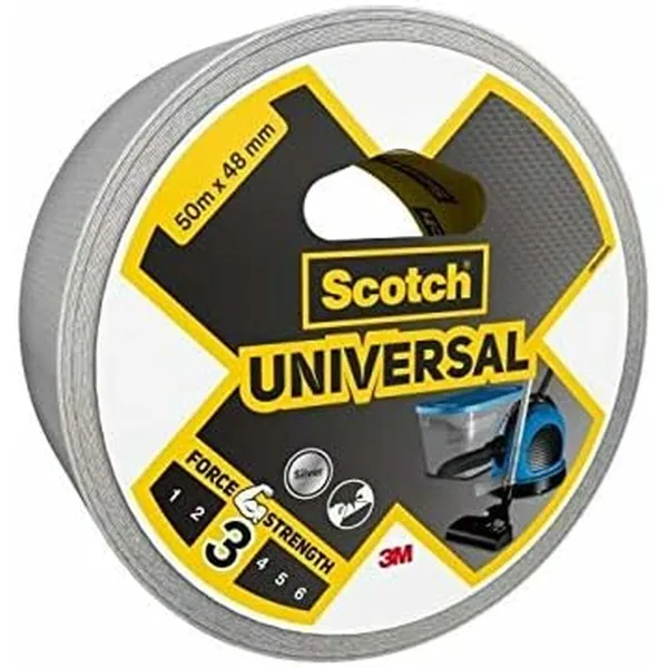 Американская лента Scotch Серый 50 m x 48 mm (6 штук)
